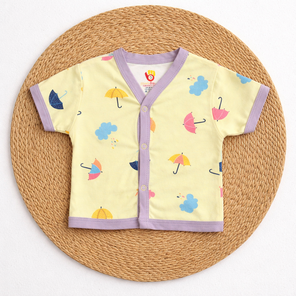 Knitted premium 100% cotton half sleeve jabla  - new born clothing code:NBE-Knitted Cotton,preterm